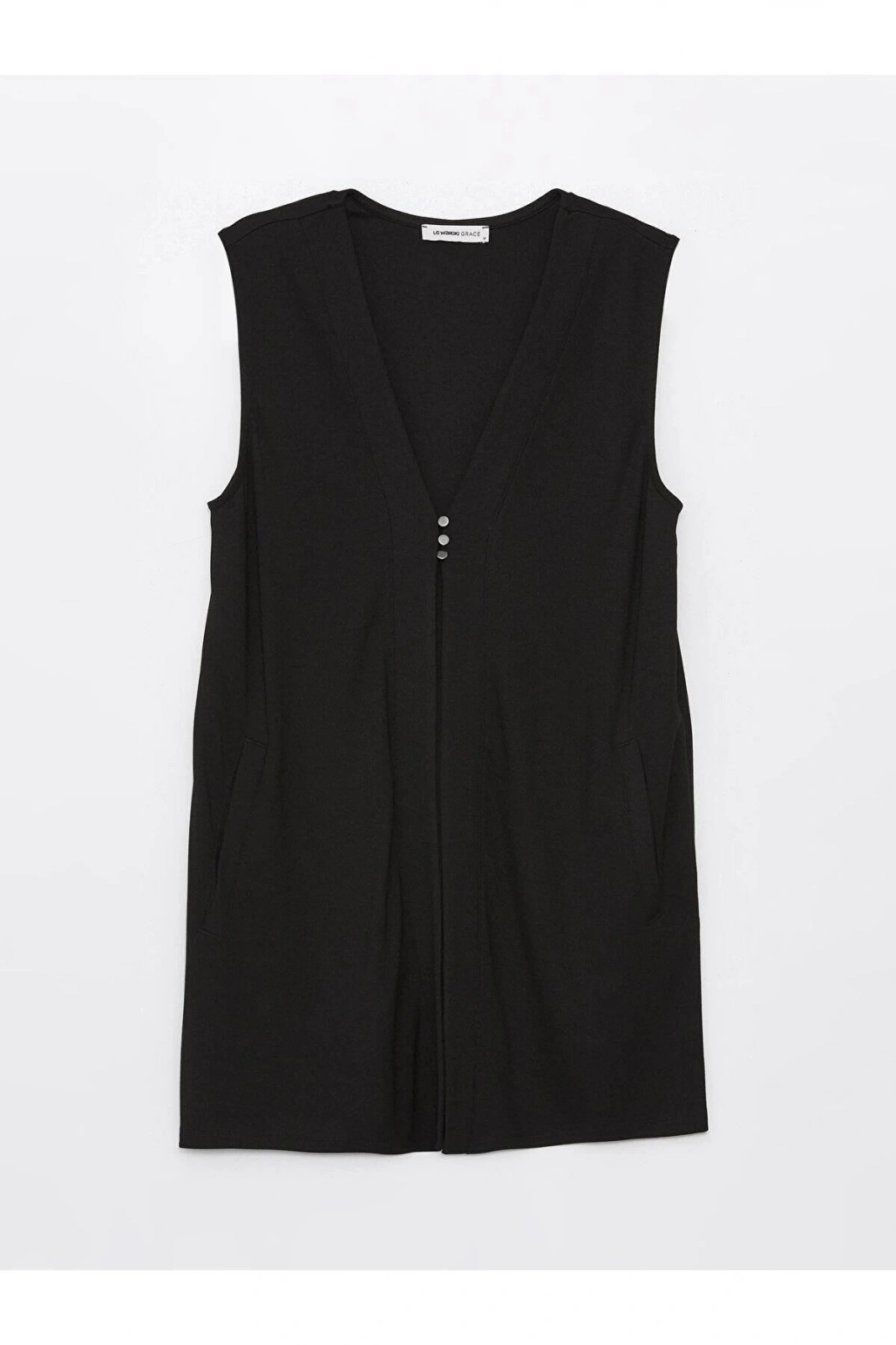 LCW Grace Kadın V Yaka Düz Yelek