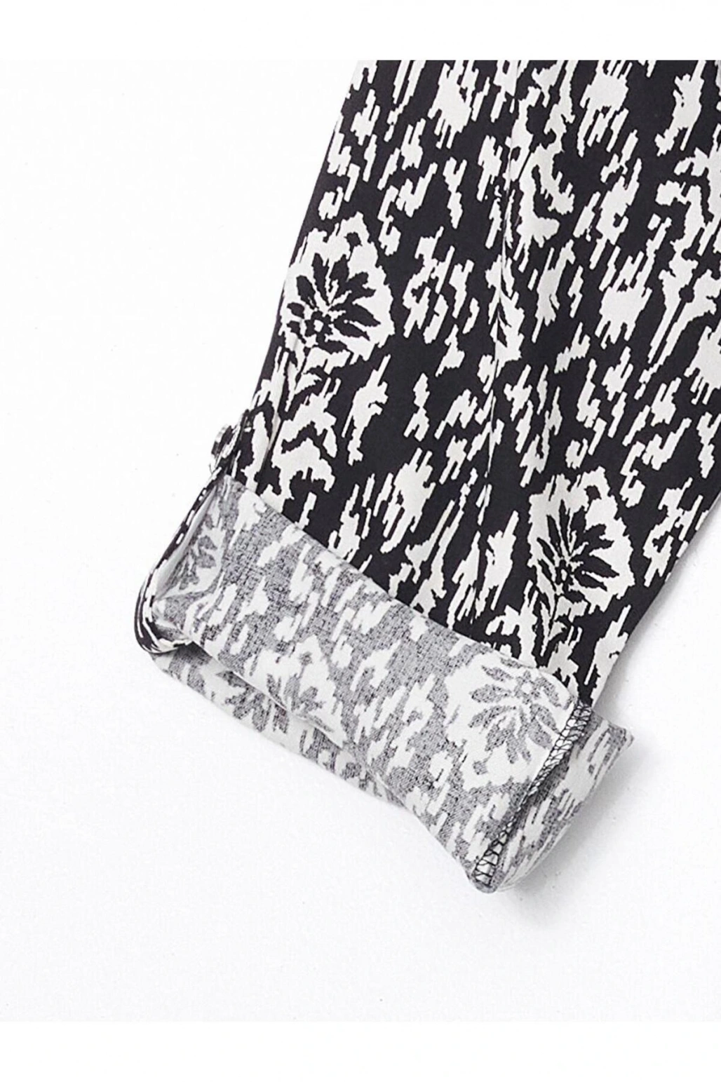 LCW Grace Siyah Desenli Kadın Gömlek Elbise