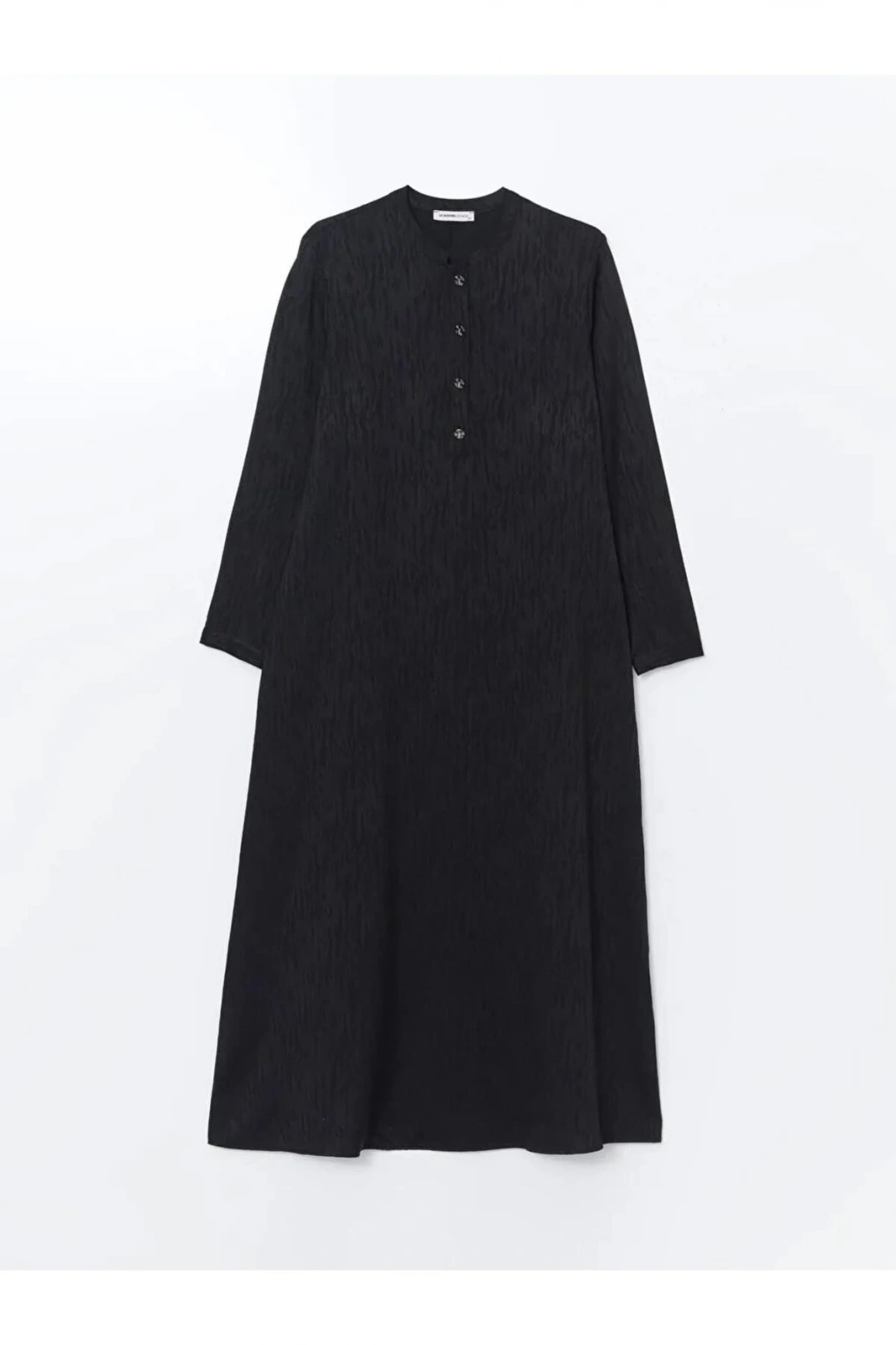 LCW Grace Siyah Hakim Yaka Desenli Kadın Elbise