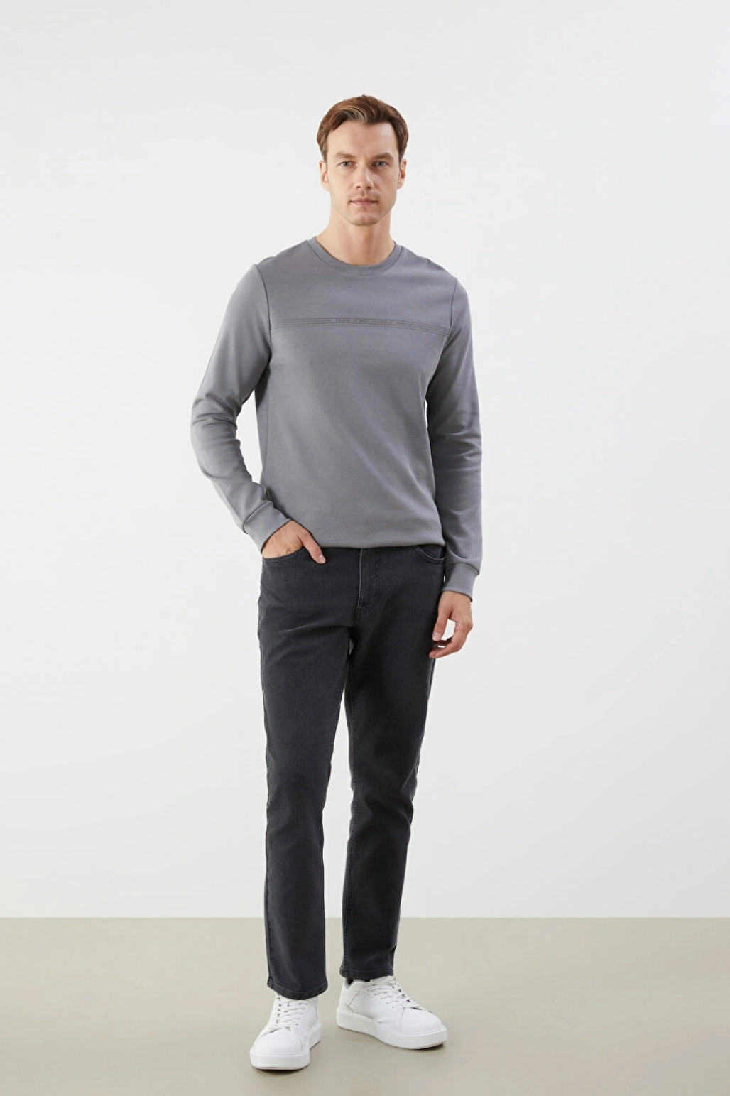 LCW Jeans Gri 779 Regular  Erkek Jean Pantolon