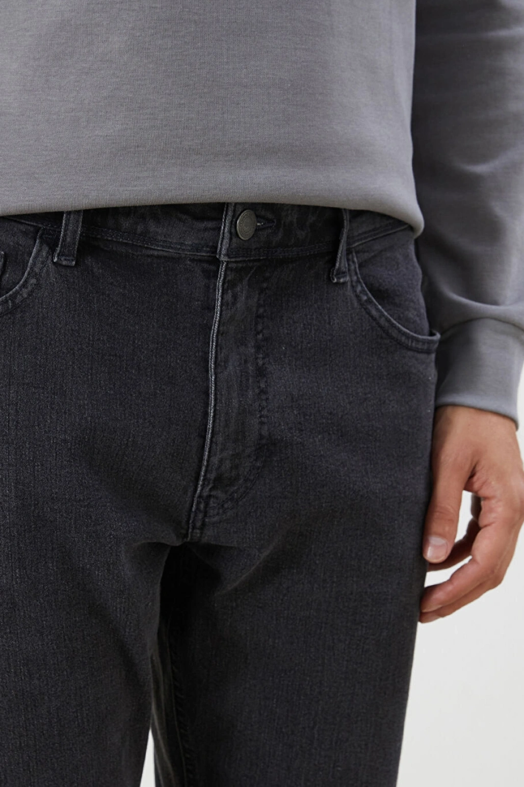 LCW Jeans Gri 779 Regular  Erkek Jean Pantolon