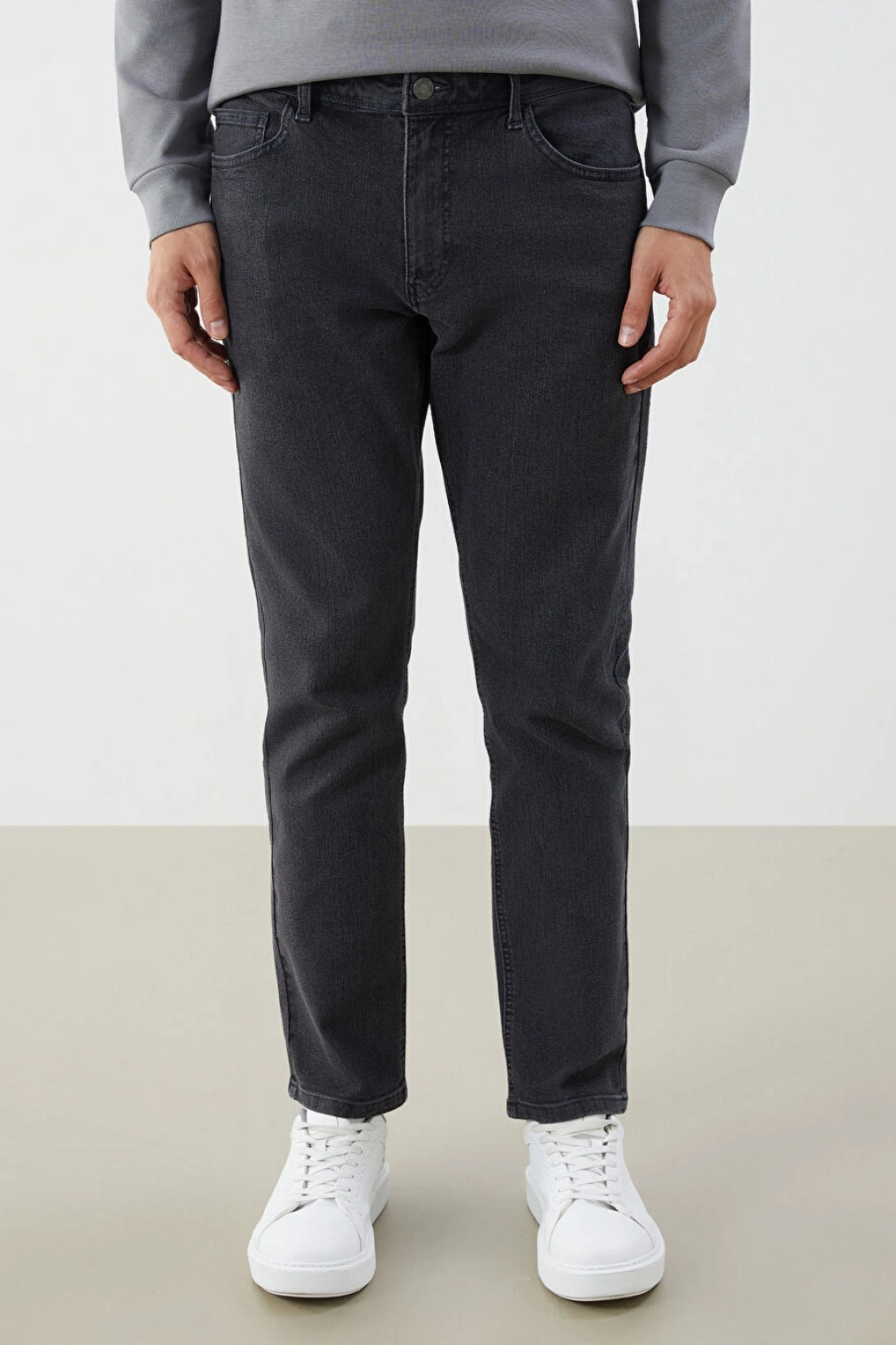 LCW Jeans Gri 779 Regular  Erkek Jean Pantolon