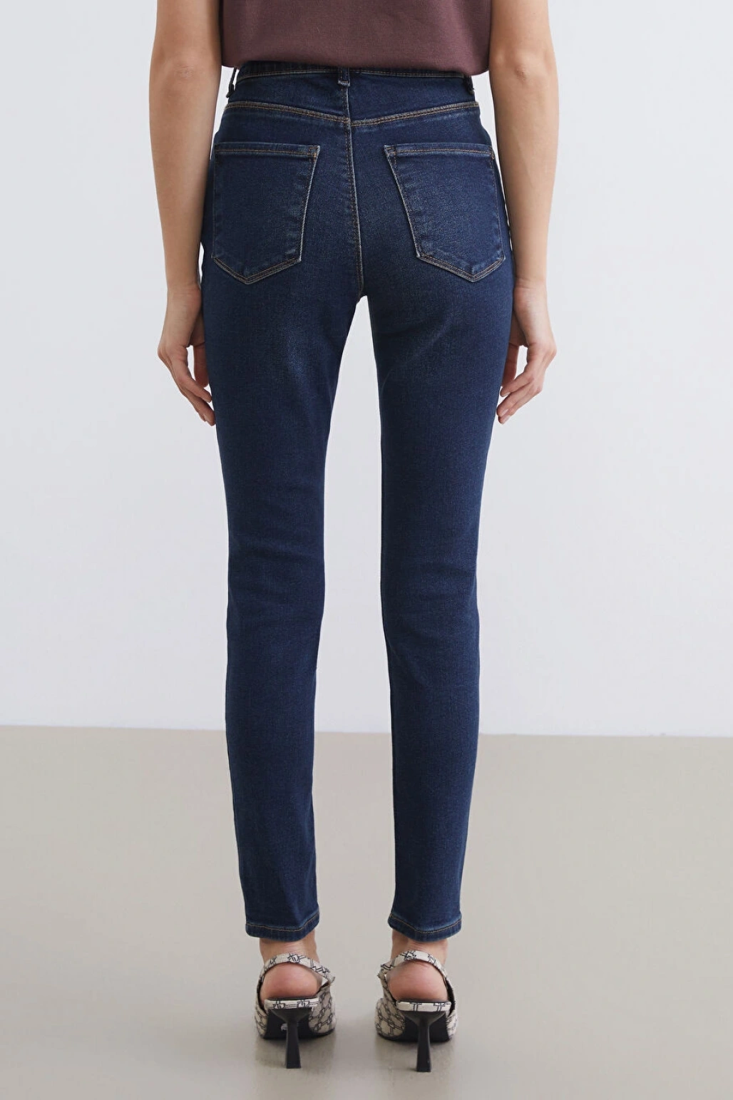 LCW Jeans Indigo Jüpiter Süper Skinny Fit Kadın Jean Pantolon
