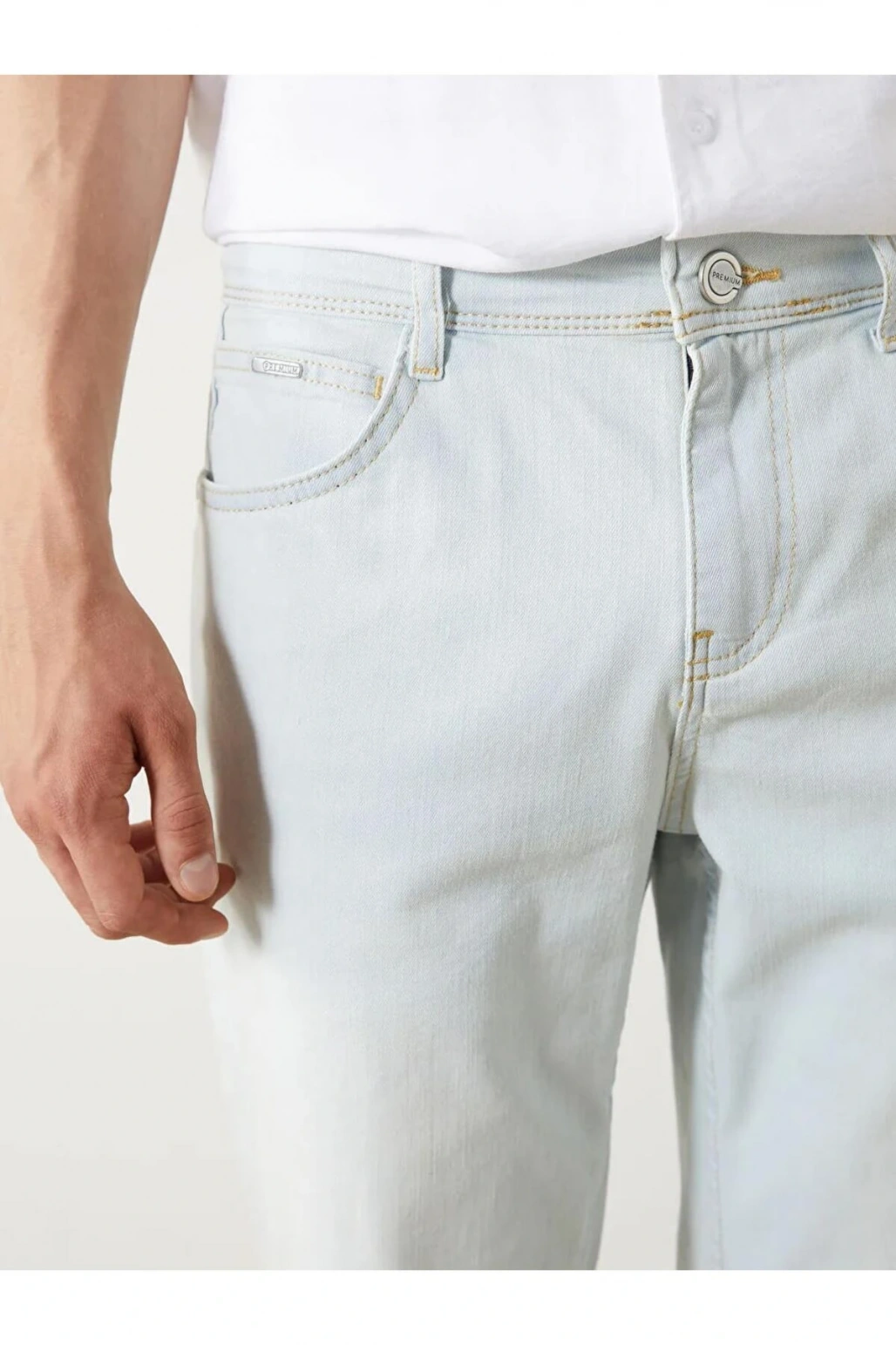 LCW Jeans Indigo Süper Skinny Fit Erkek Jean Şort