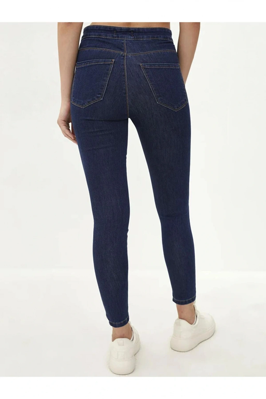 LCW Jeans Indigo Yüksek Bel Jüpiter Süper Skinny Fit Kadın Jean Pantolon