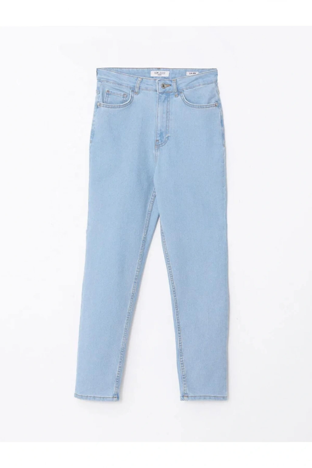 LCW Jeans İndigo Yüksek Bel Slim Fit Kadın Jean Pantolon