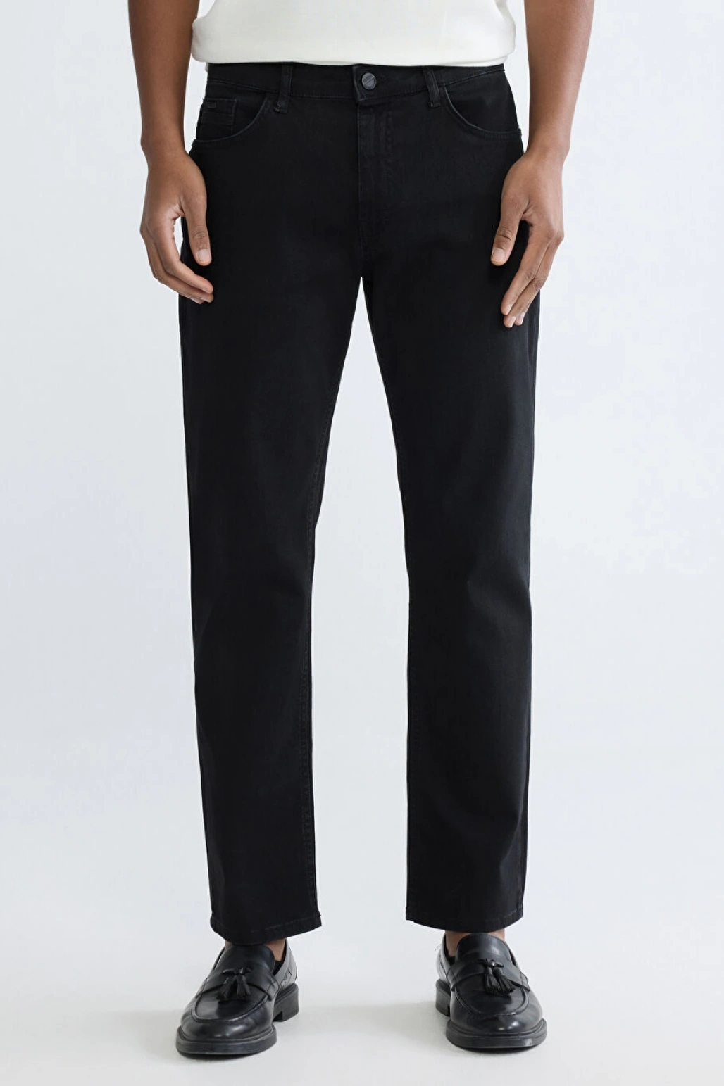 LCW Jeans Siyah 779 Regular Fit Erkek Jean Pantolon