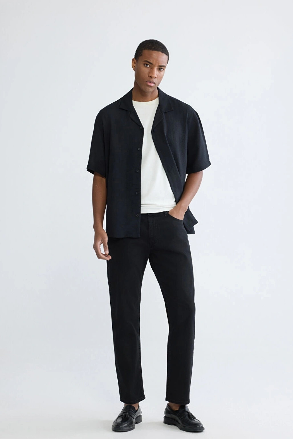 LCW Jeans Siyah 779 Regular Fit Erkek Jean Pantolon