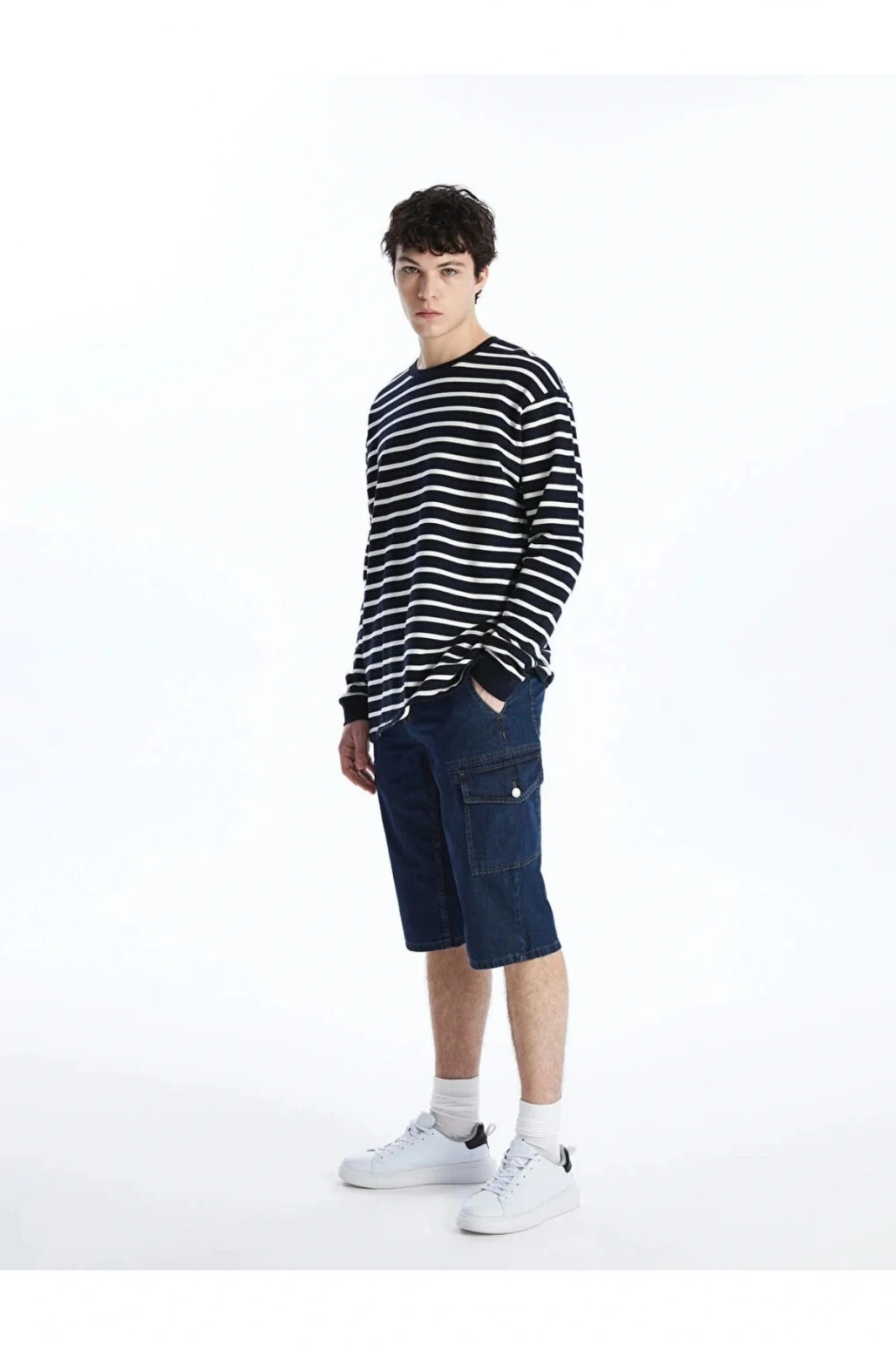 LCW Jeans Standart Kalıp Erkek Jean Bermuda