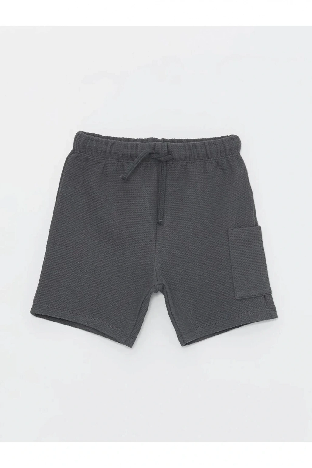 LCW Kids Antrasit Beli Lastikli Basic Erkek Bebek Şort