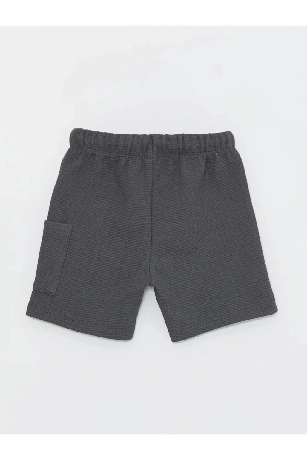 LCW Kids Antrasit Beli Lastikli Basic Erkek Bebek Şort