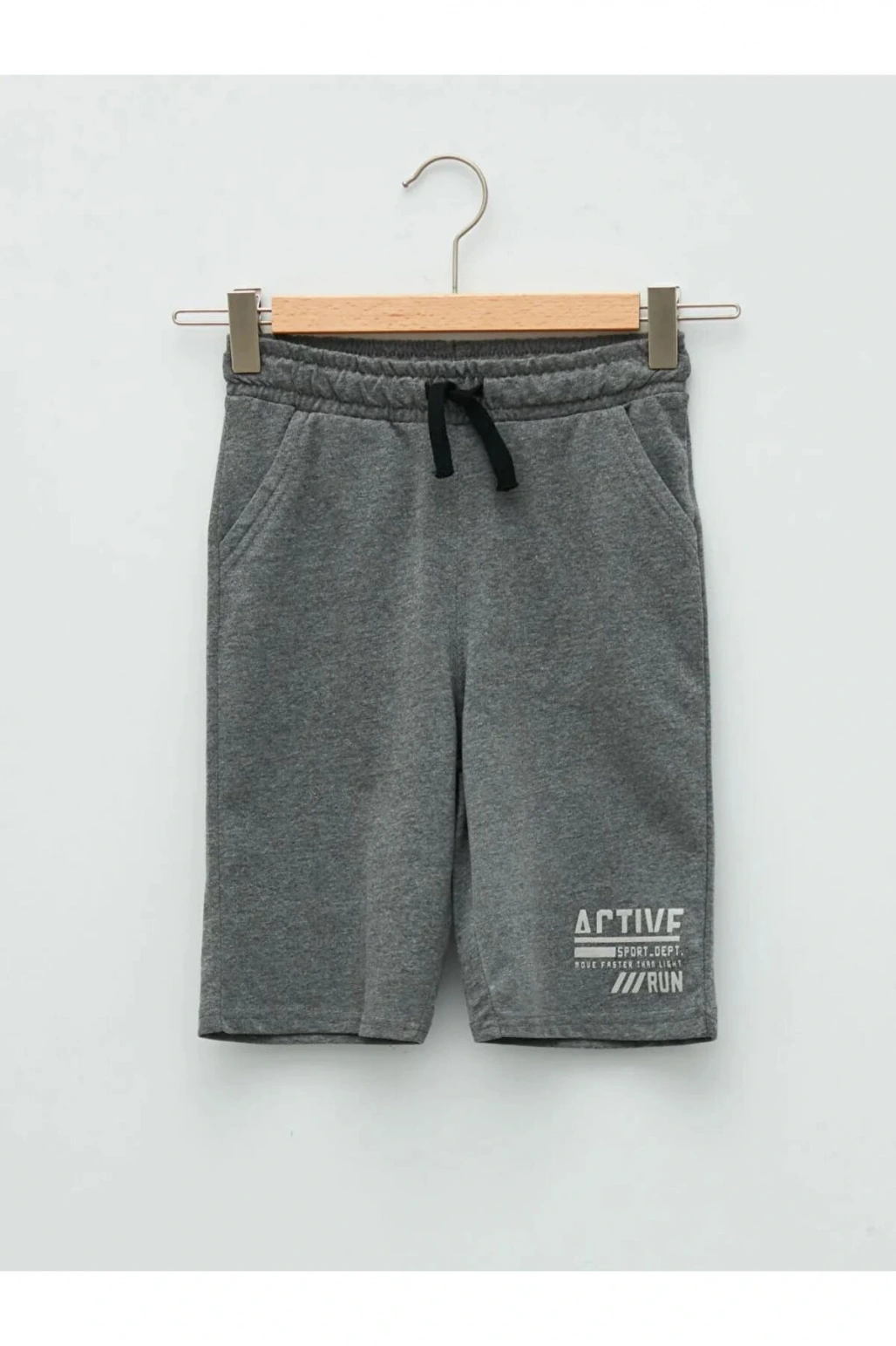 LCW Kids Antrasit Beli Lastikli Baskılı Erkek Çocuk Roller