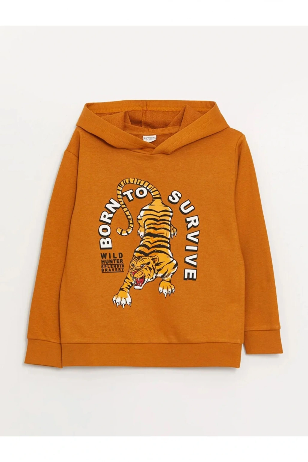 LCW Kids Baskılı Uzun Kollu Erkek Çocuk Hoodie ve Eşofman Altı