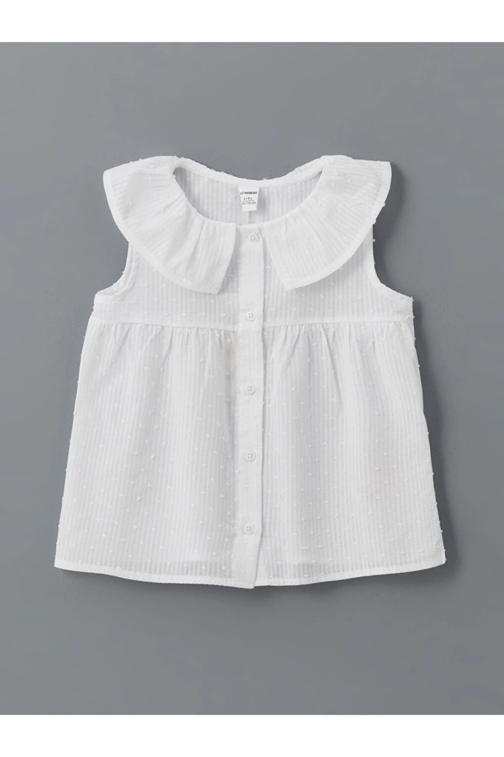 LCW Kids Bebe Yaka Kız Çocuk Gömlek