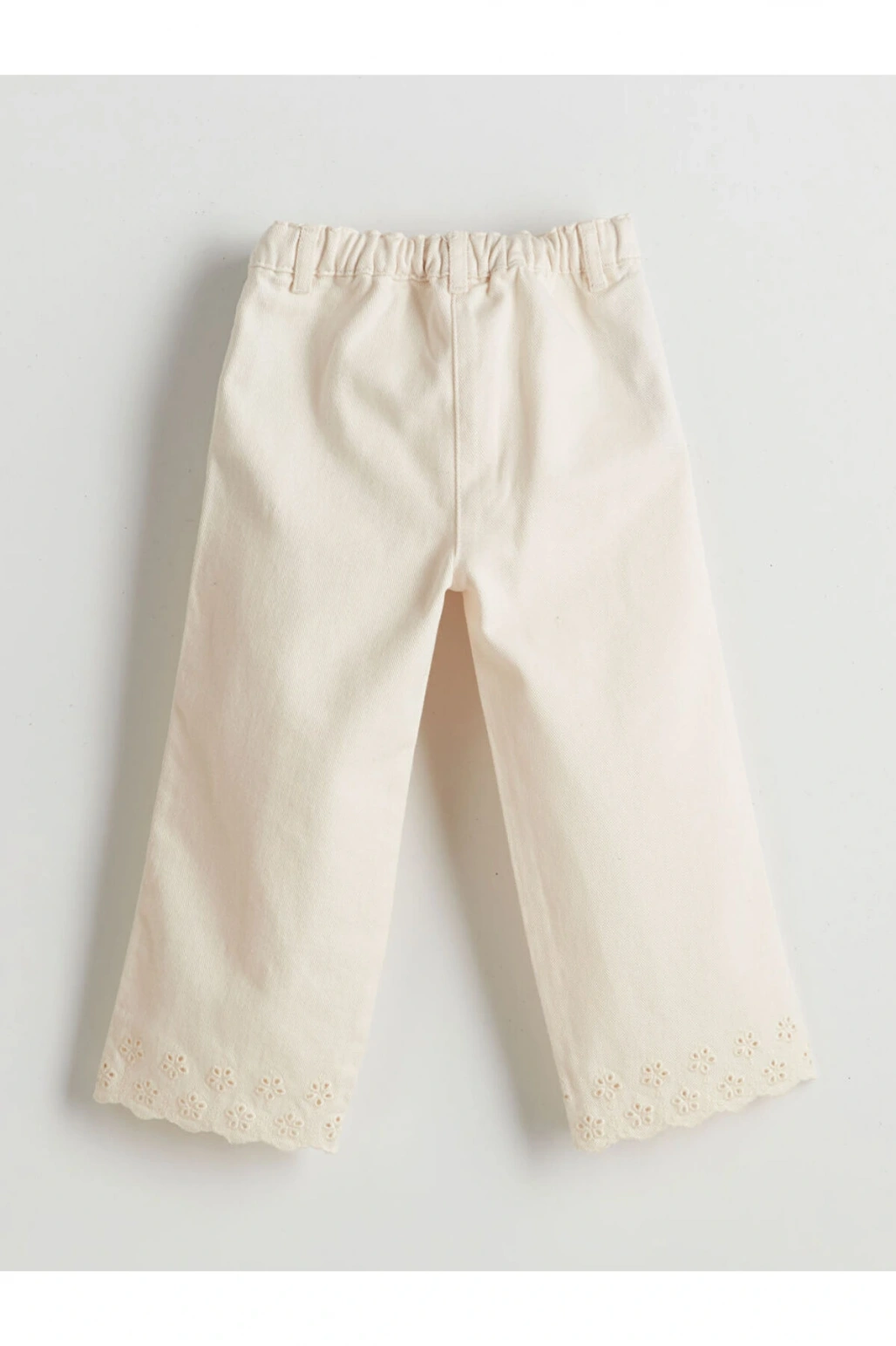 LCW Kids Beli Ayarlanabilir Kız Çocuk Gabardin Pantolon