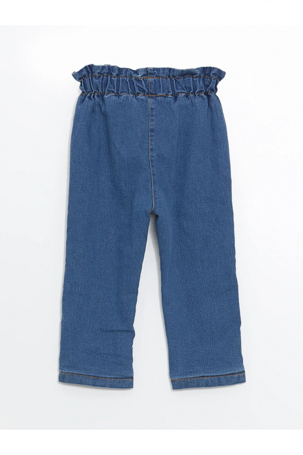 LCW Kids Beli Lastikli Basic Kız Bebek Jean Pantolon