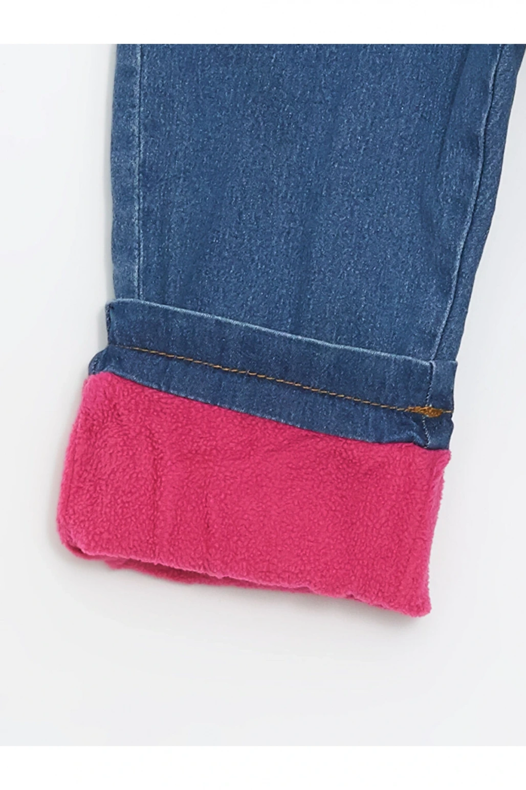 LCW Kids Beli Lastikli Basic Kız Bebek Jean Pantolon