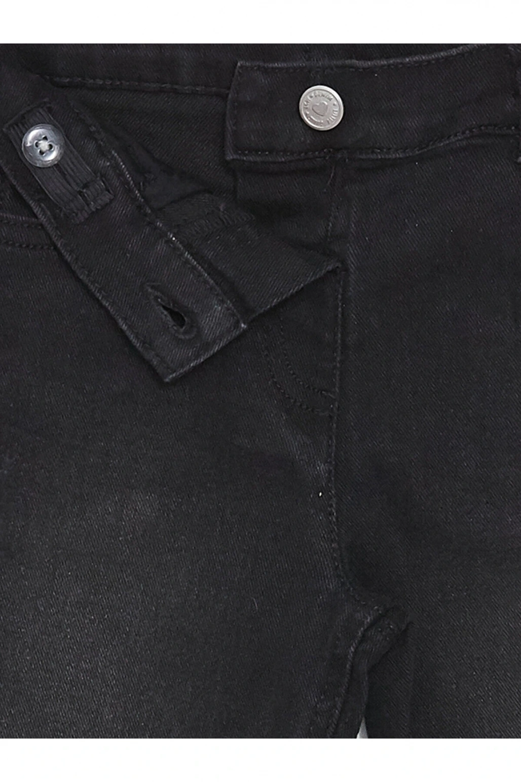 LCW Kids Beli Lastikli Basic Kız Çocuk Jean Pantolon (W4)