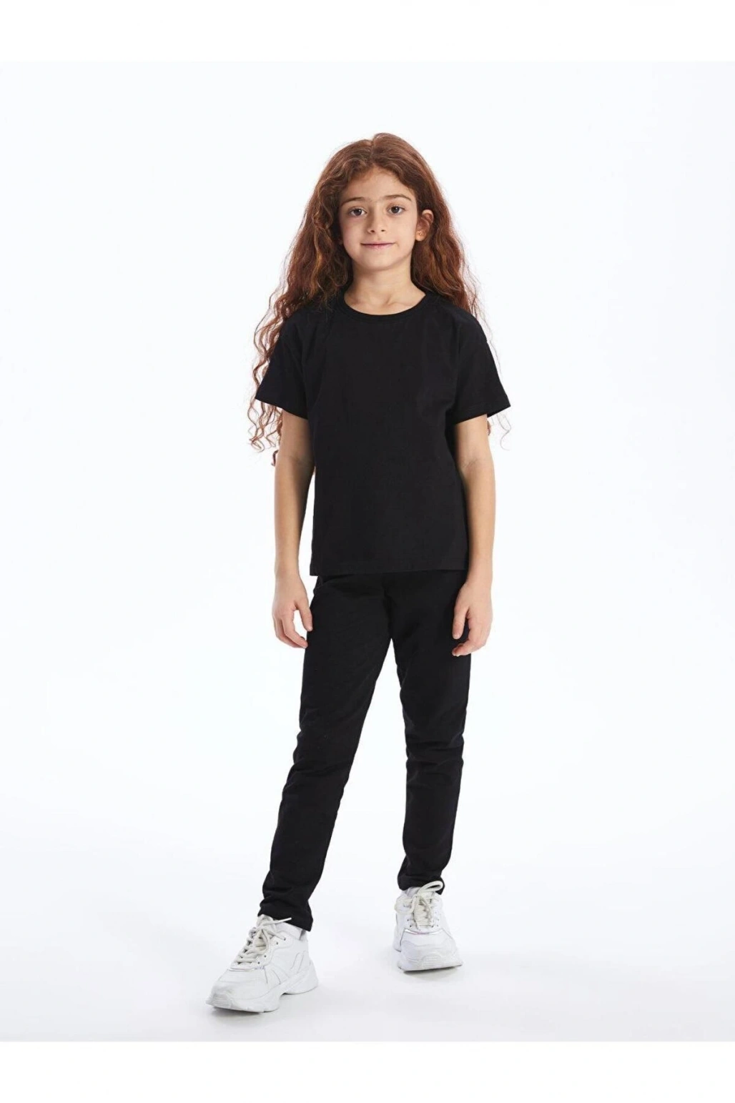 LCW Kids Beli Lastikli Basic Kız Çocuk Uzun Tayt