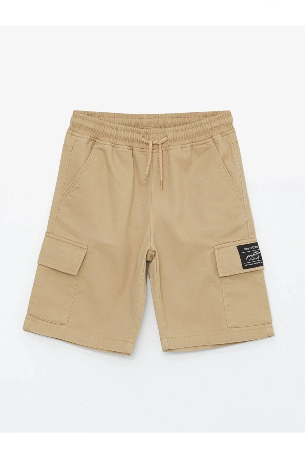 LCW Kids Beli Lastikli Erkek Çocuk Kargo Şort