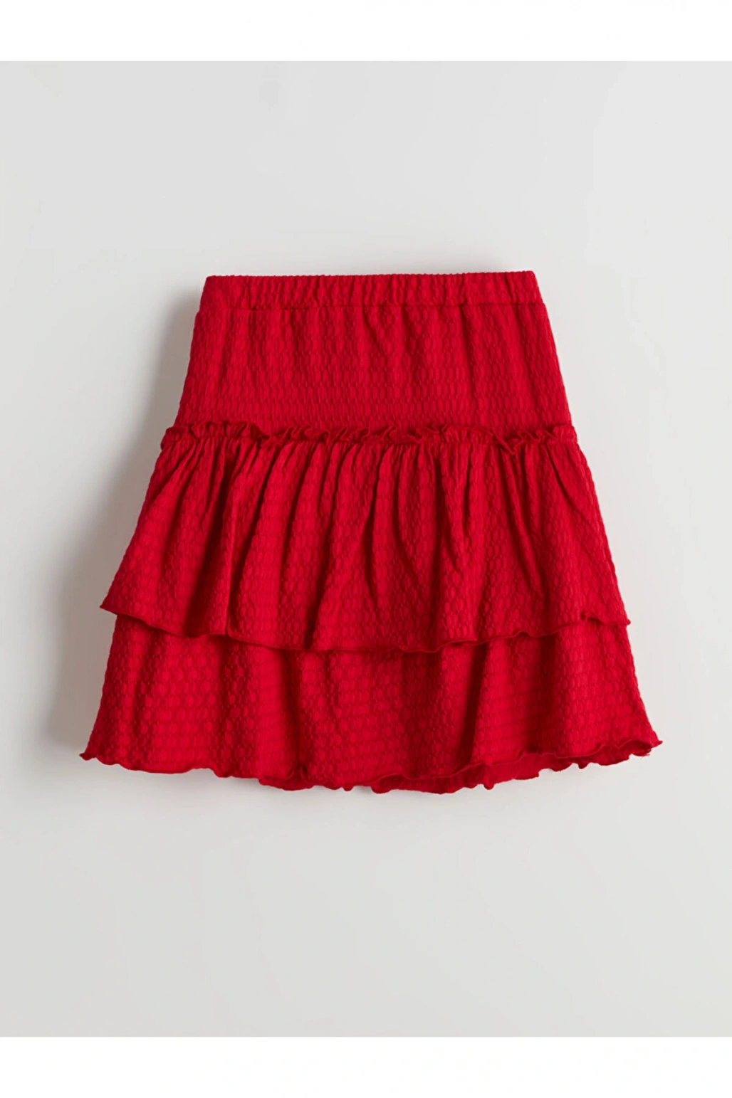 LCW Kids Beli Lastikli Fırfırlı Kız Çocuk Etek