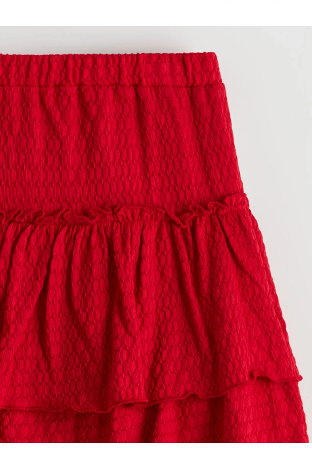 LCW Kids Beli Lastikli Fırfırlı Kız Çocuk Etek