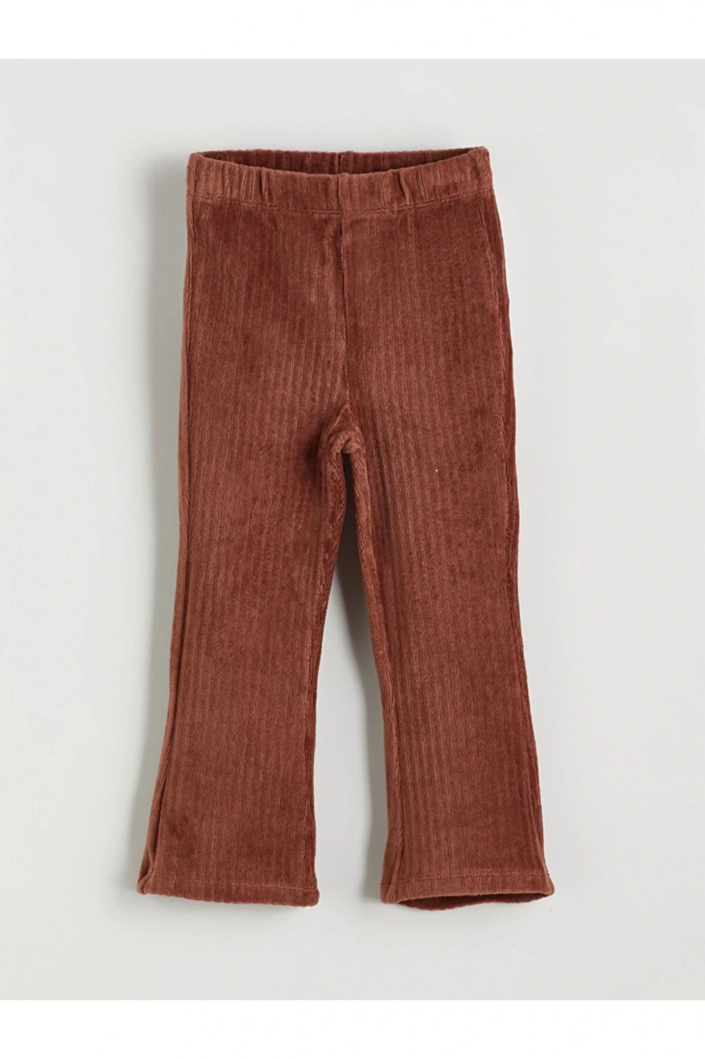 LCW Kids Beli Lastikli Kadife Kız Çocuk Tayt