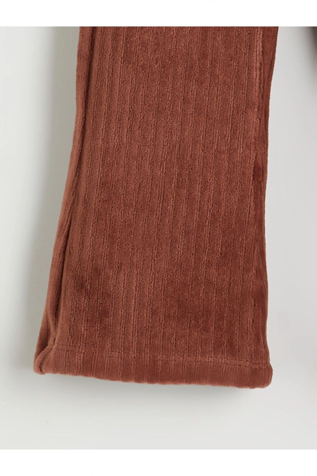 LCW Kids Beli Lastikli Kadife Kız Çocuk Tayt