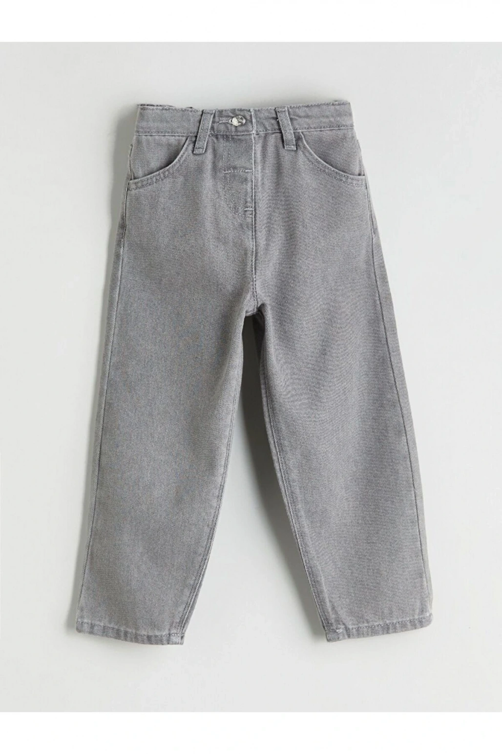LCW Kids Beli Lastikli Kız Çocuk Jean Pantolon