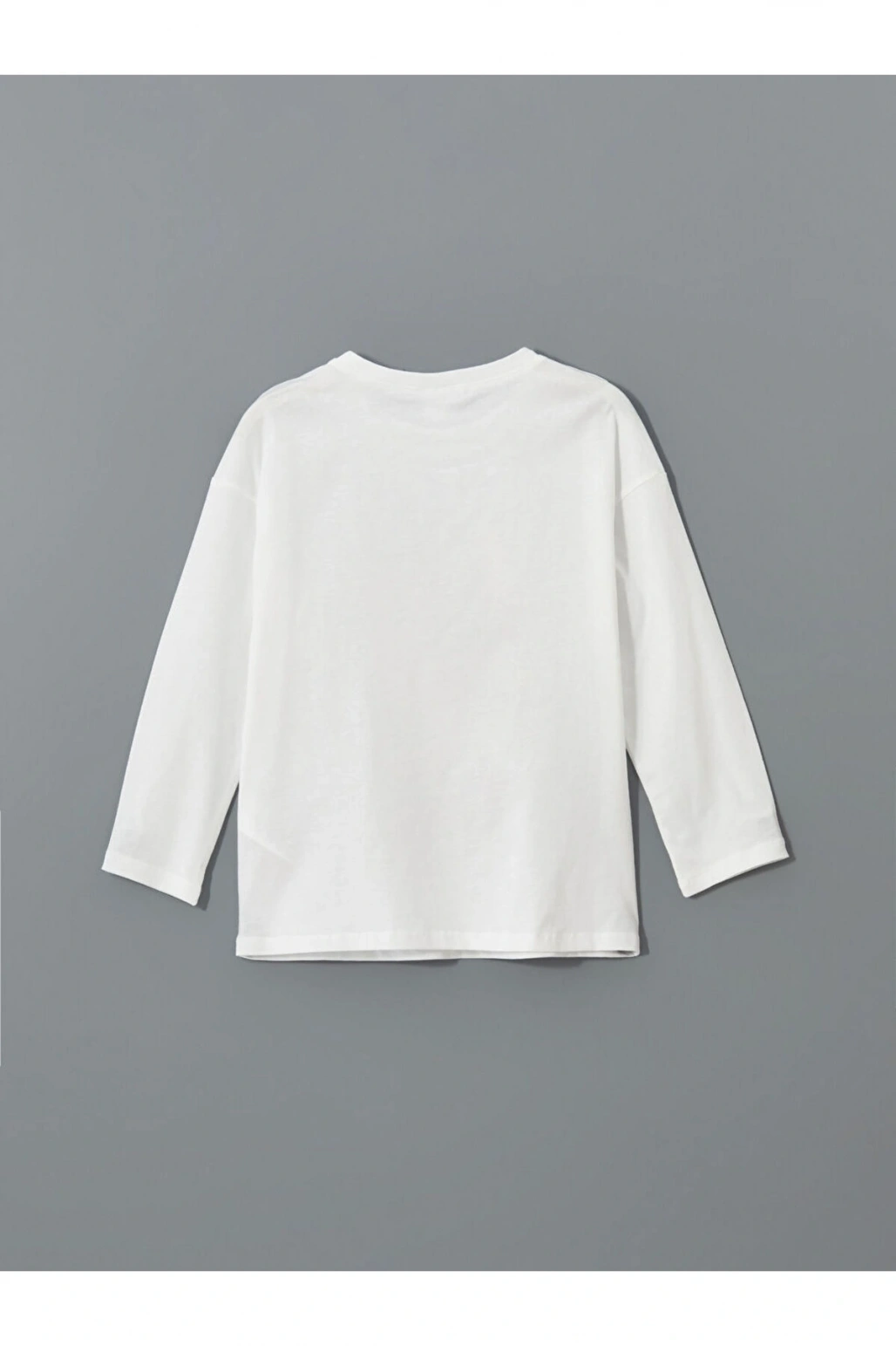 LCW Kids Beyaz Bisiklet Yaka Kız Çocuk Pijama Takım