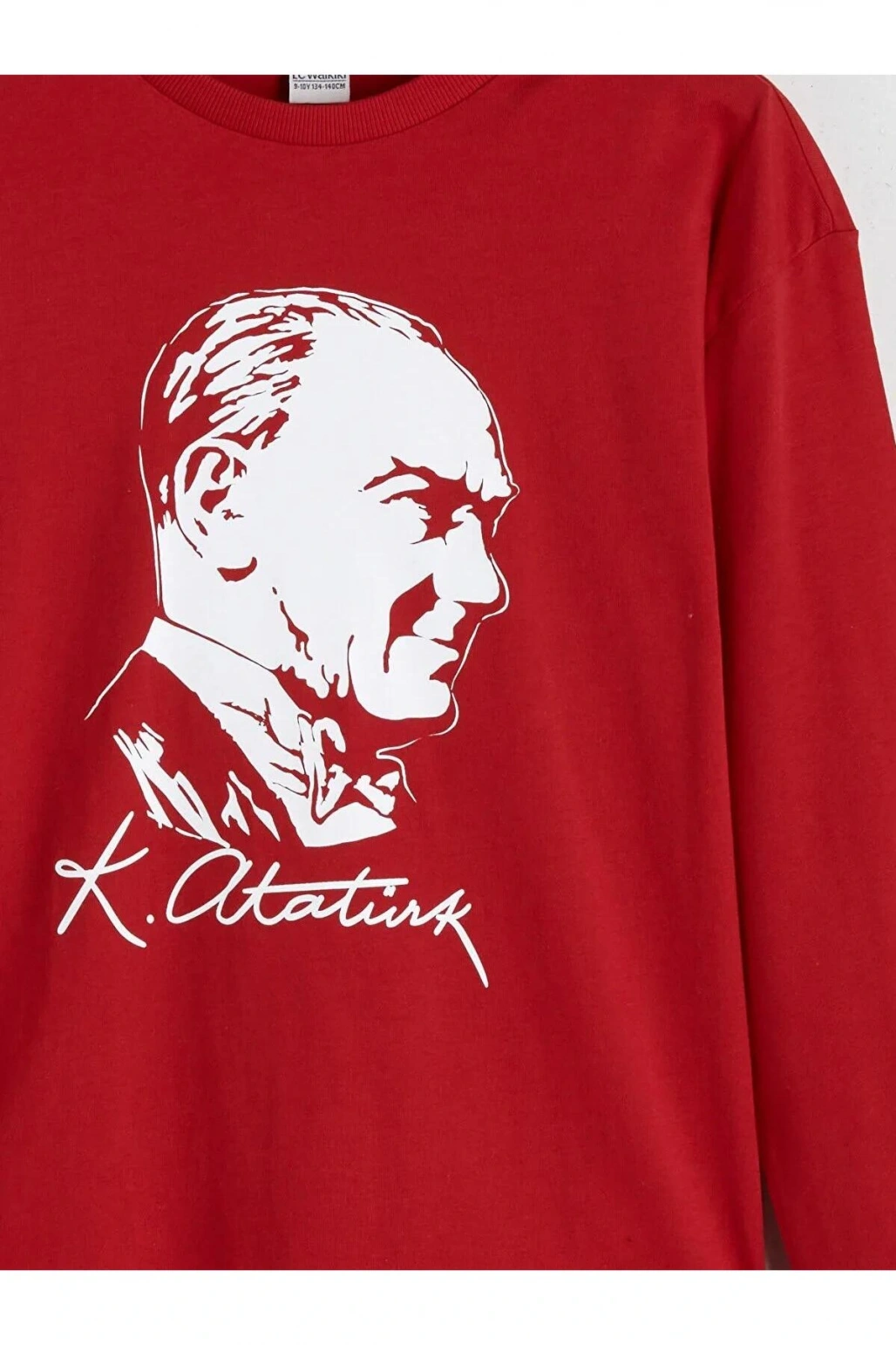 LCW Kids Bisiklet Yaka Atatürk Baskılı Erkek Çocuk Tişört (W5)