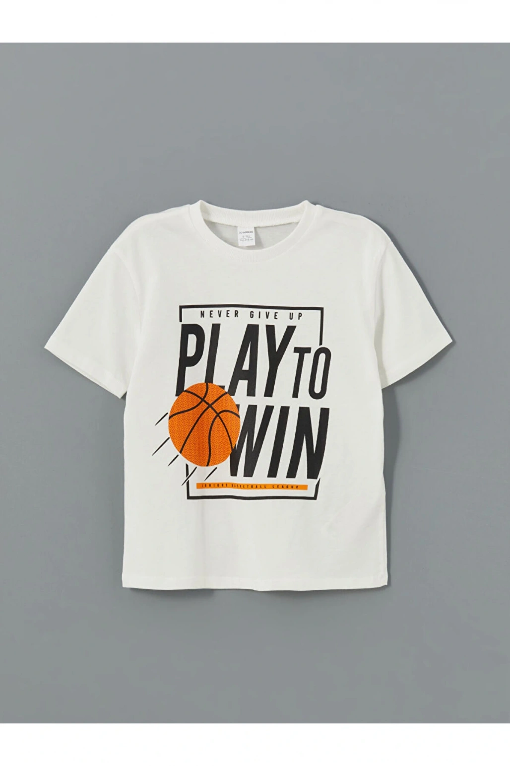 LCW Kids Bisiklet Yaka Baskılı Erkek Çocuk Tişört