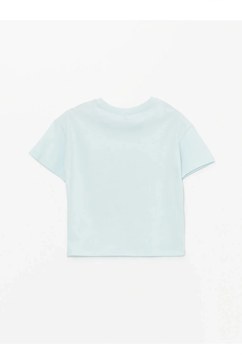 LCW Kids Bisiklet Yaka Baskılı Kısa Kollu Kız Çocuk Tişört