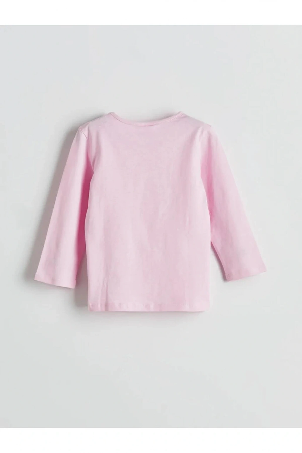 LCW Kids Bisiklet Yaka Baskılı Kız Çocuk Pijama Takımı