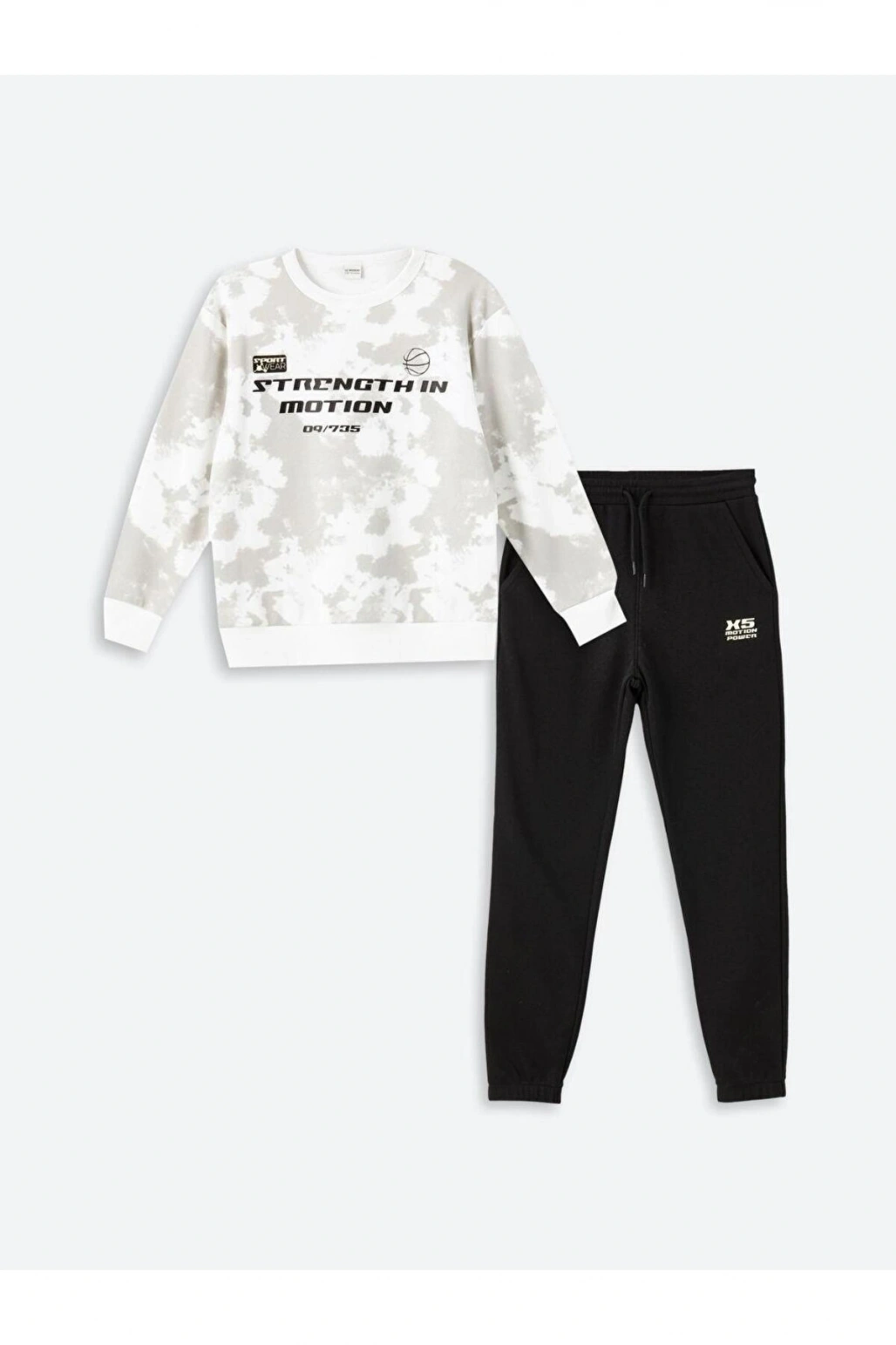 LCW Kids Bisiklet Yaka Erkek Çocuk Eşofman Takımı