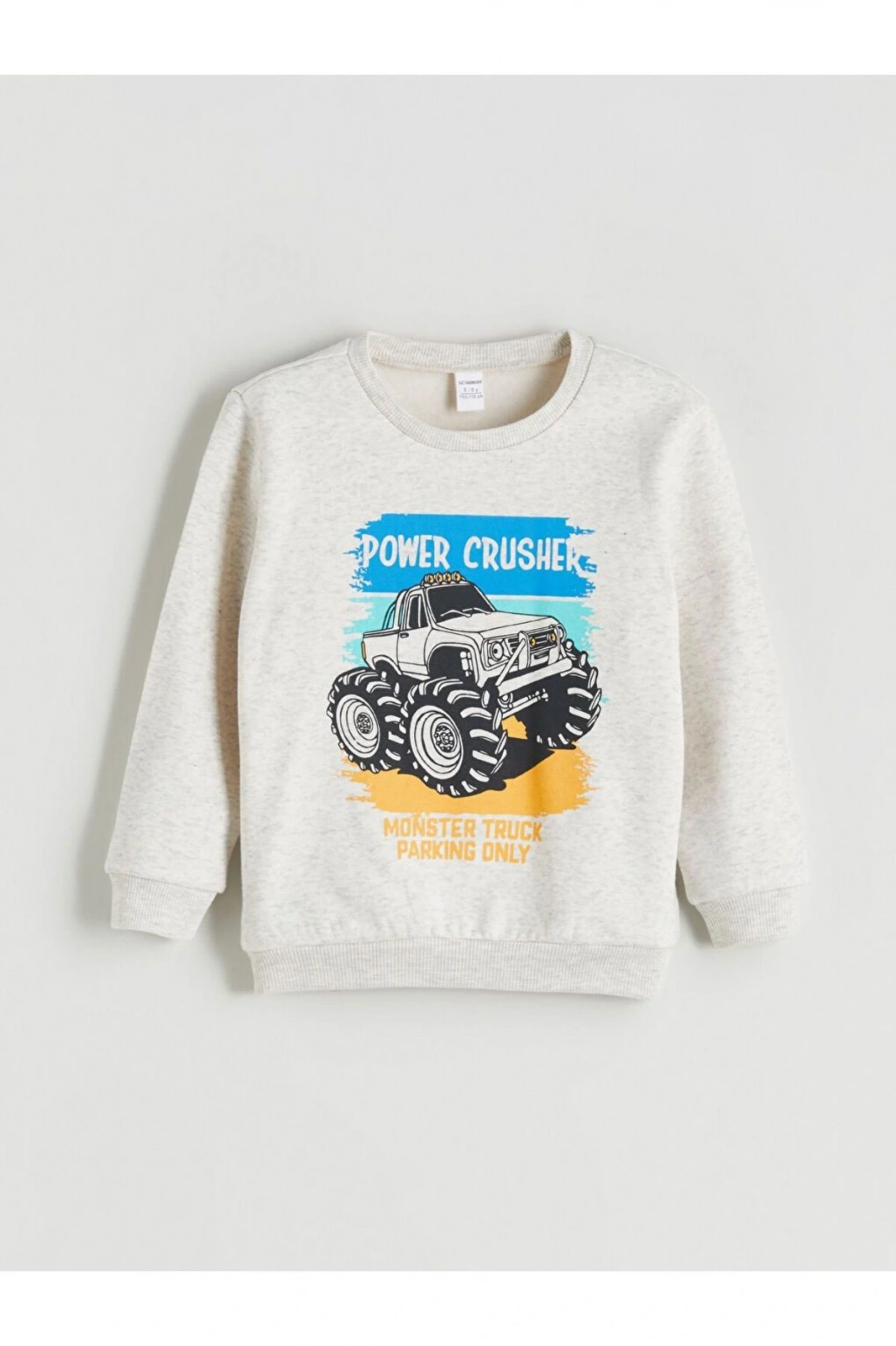 LCW Kids Bisiklet Yaka Erkek Çocuk Sweatshirt