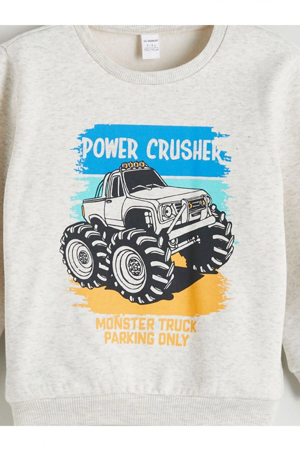 LCW Kids Bisiklet Yaka Erkek Çocuk Sweatshirt