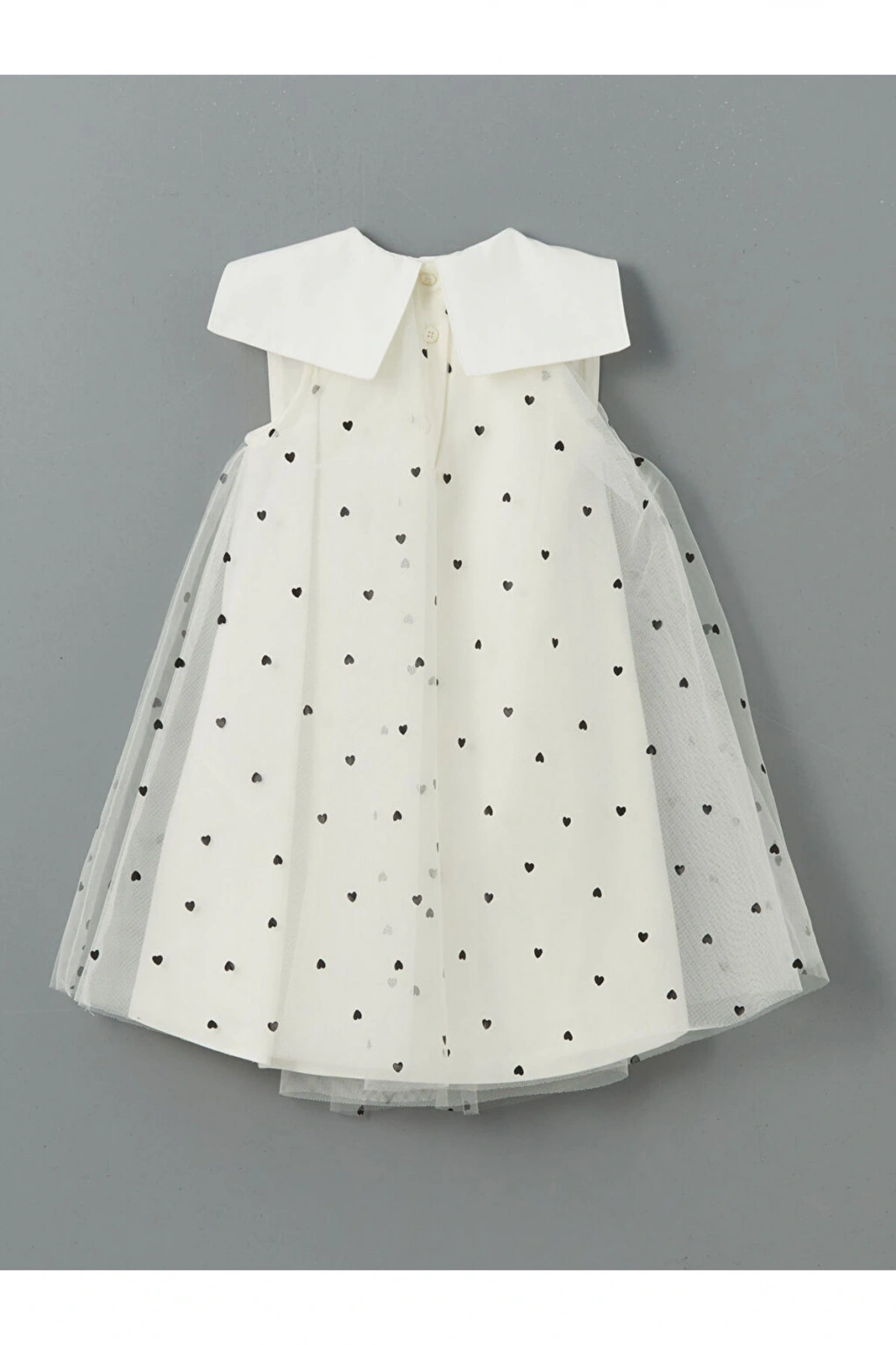 LCW Kids Bisiklet Yaka Kız Çocuk Dantel Elbise