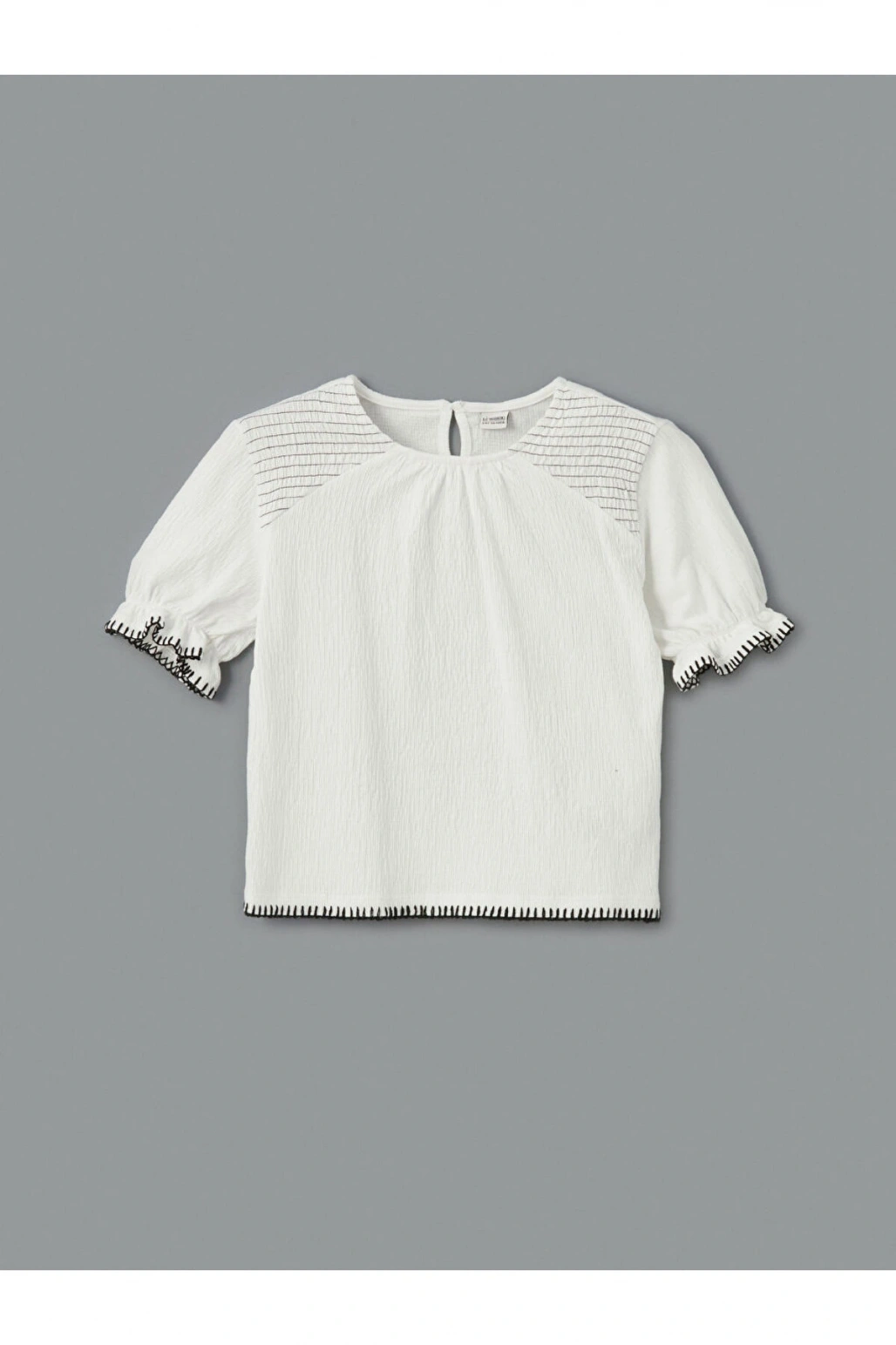 LCW Kids Bisiklet Yaka Kız Çocuk Tişört