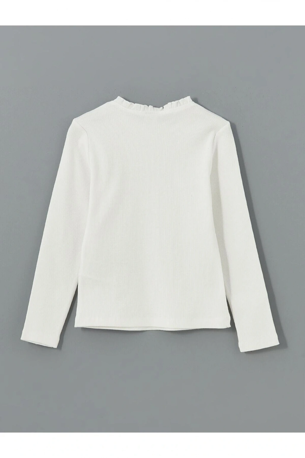 LCW Kids Dik Yaka Taş Baskılı Kız Çocuk Tişört