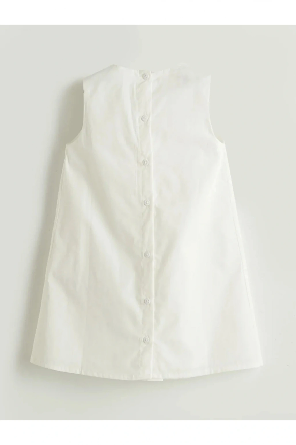 LCW Kids Ekru 3 Boyutlu Çiçekli Kız Çocuk Elbise