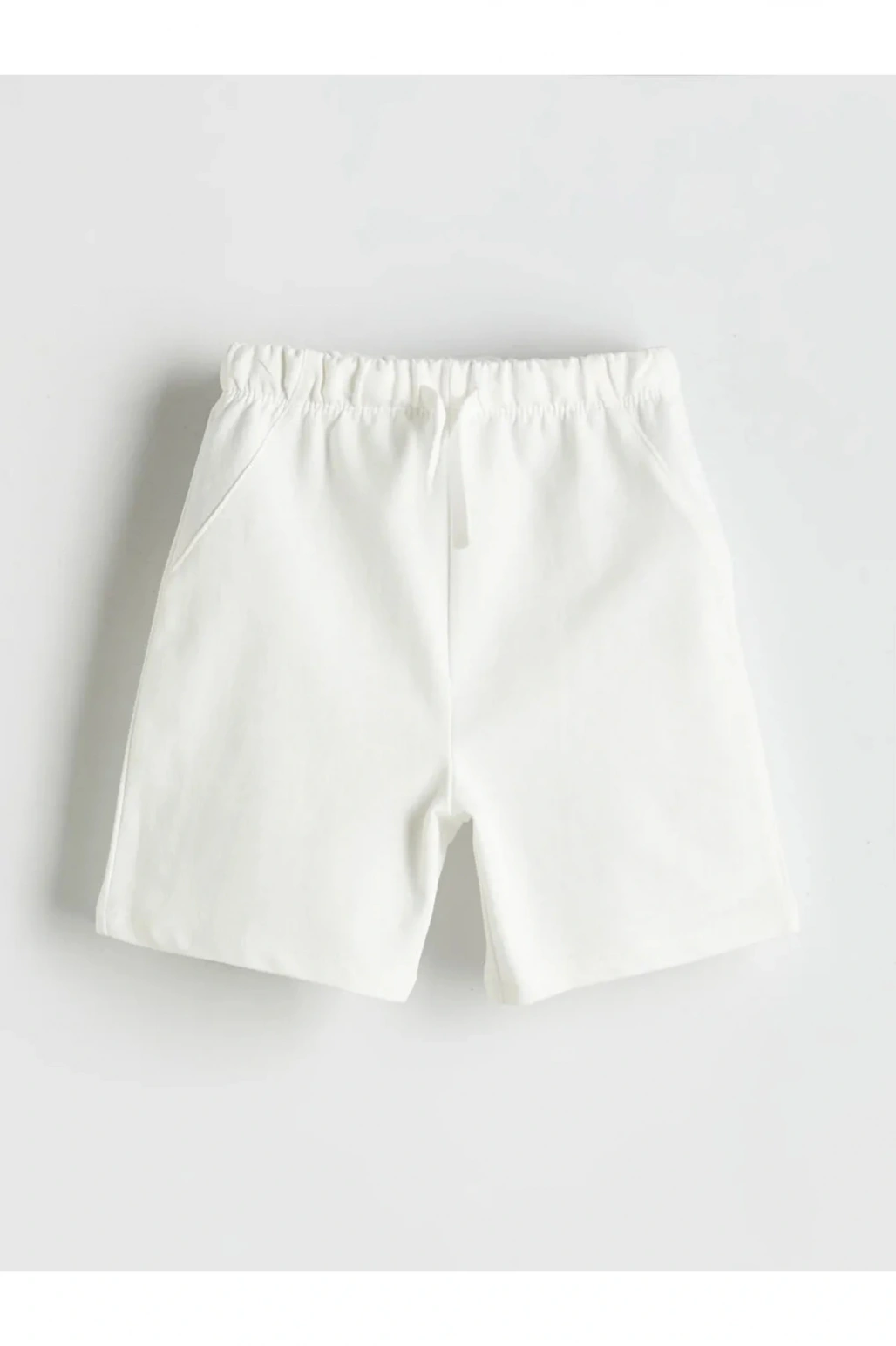 LCW Kids Ekru Beli Lastikli Erkek Çocuk Şort