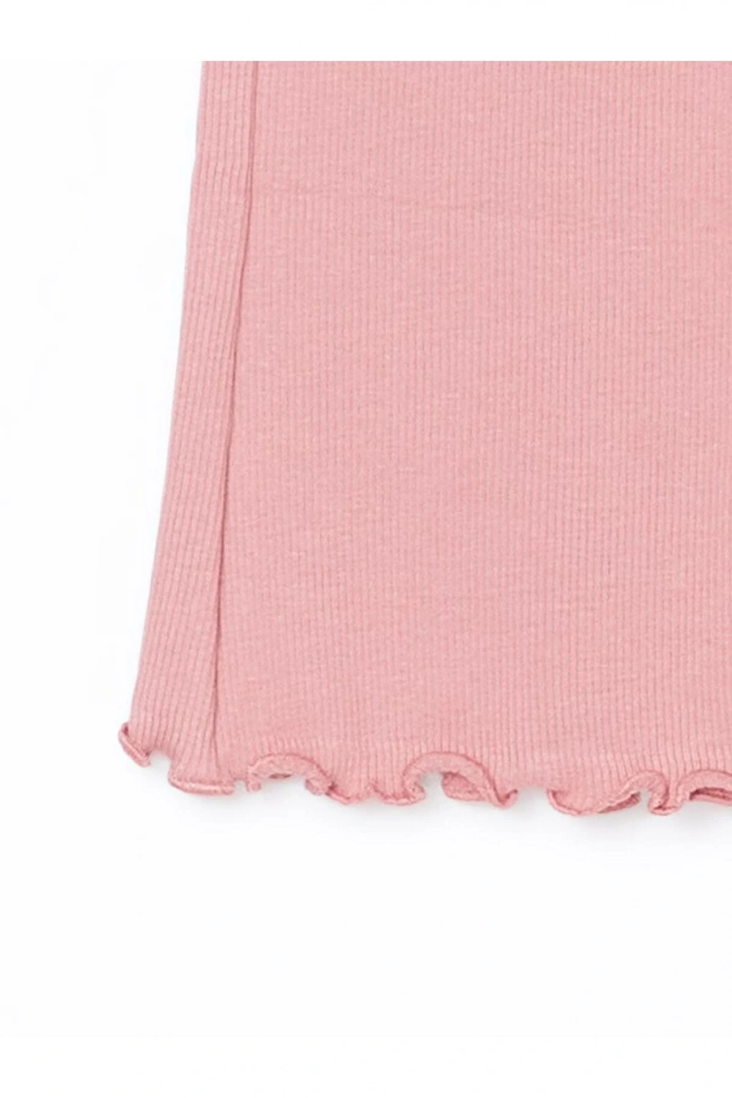 Lcw Kids Ekru Fırfırlı Kız Bebek Tişört Ve Tayt 2li