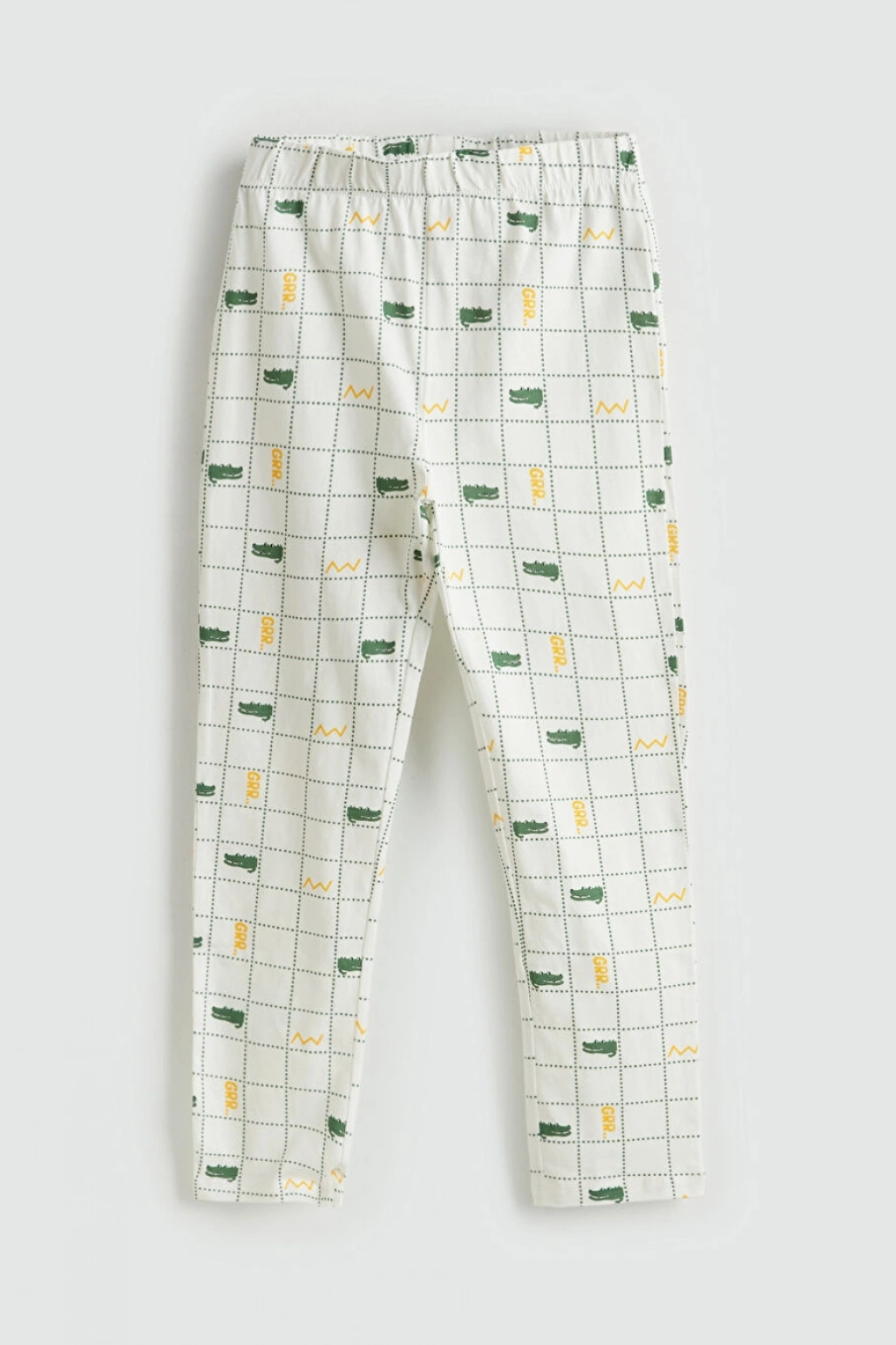 LCW Kids Ekru Gömlek Yaka Ekose Desenli Uzun Kollu Erkek Çocuk Pijama Takımı