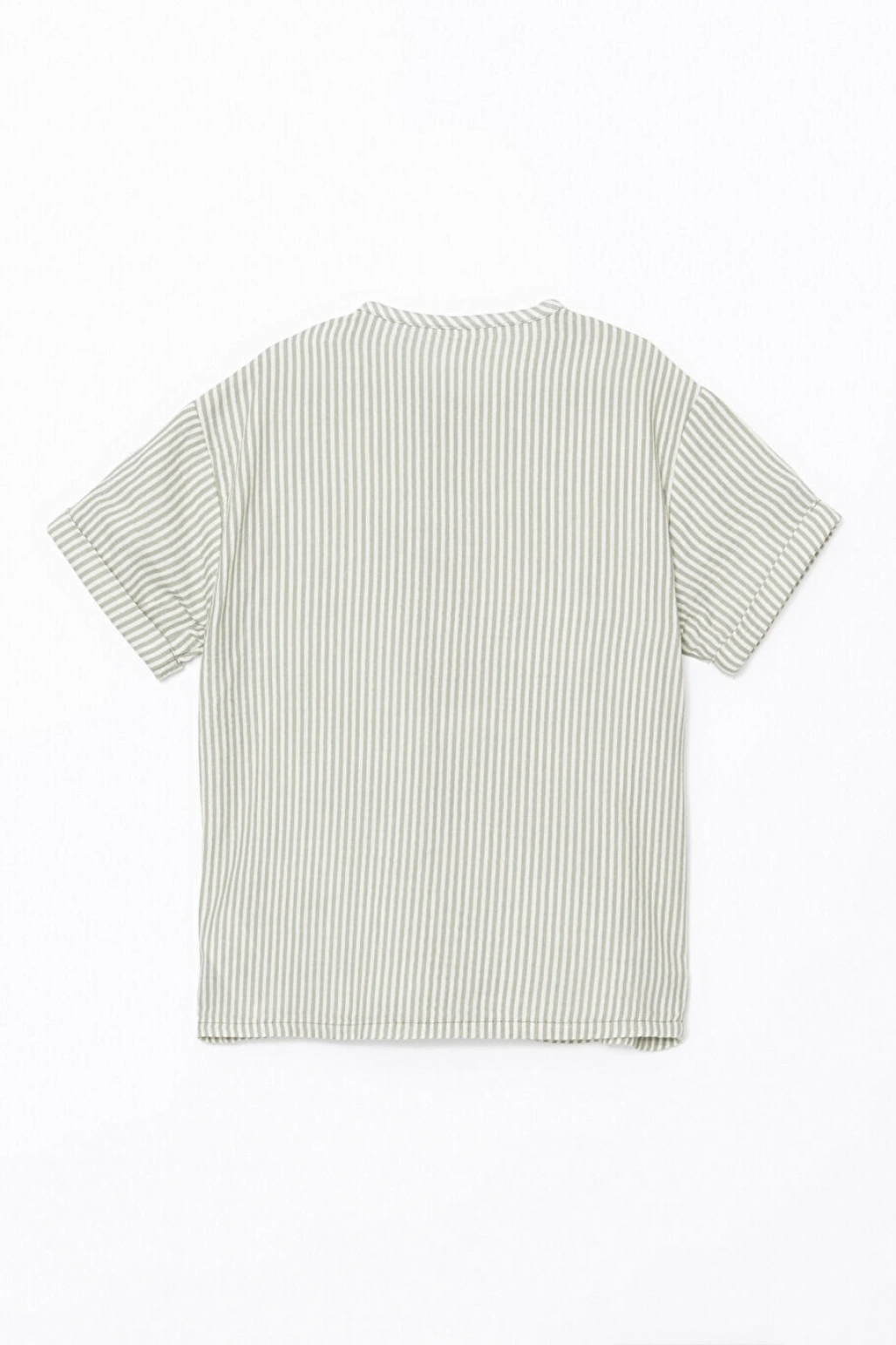 LCW Kids Ekru Hakim Yaka Çizgili Erkek Çocuk Gömlek Ve Pantolon