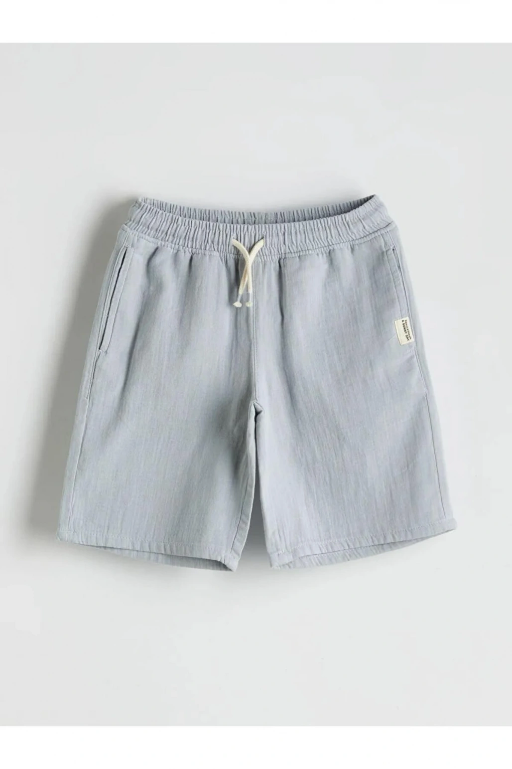 LCW Kids Gri Beli Lastikli Erkek Çocuk Şort