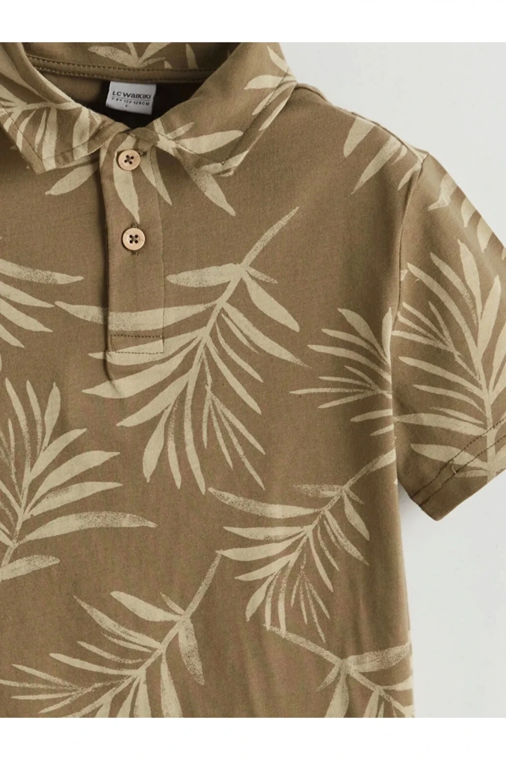 LCW Kids Haki Polo Yaka Erkek Çocuk Tişört ve Şort