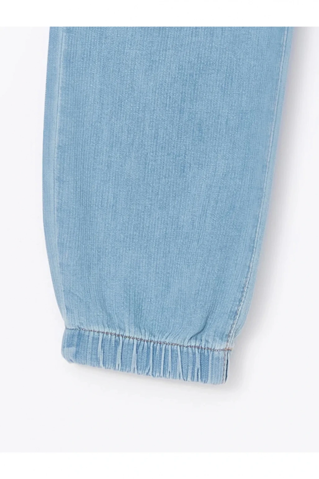 LCW Kids İndigo Beli Lastikli Erkek Çocuk Jogger Jean Pantolon