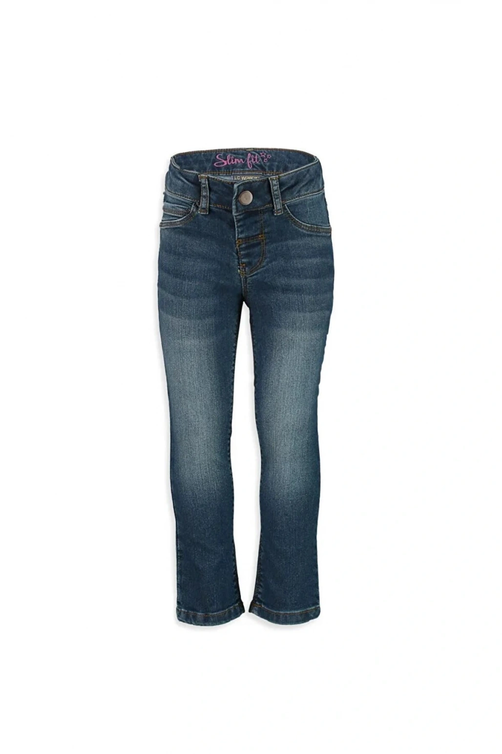 LCW Kids İndigo Dar Kız Çocuk Jean Pantolon
