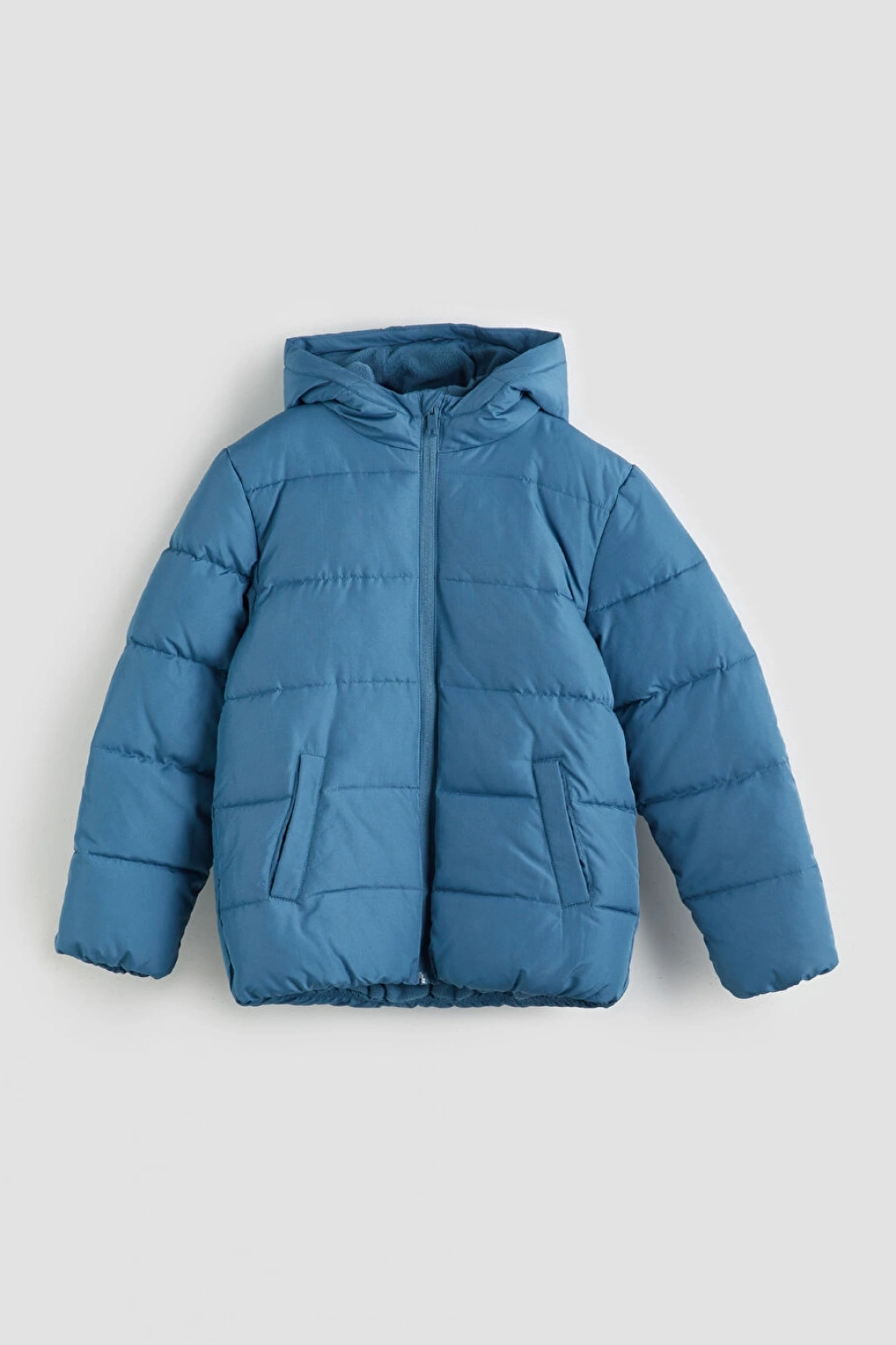 LCW Kids Indigo Kapüşonlu Erkek Çocuk Şişme Mont